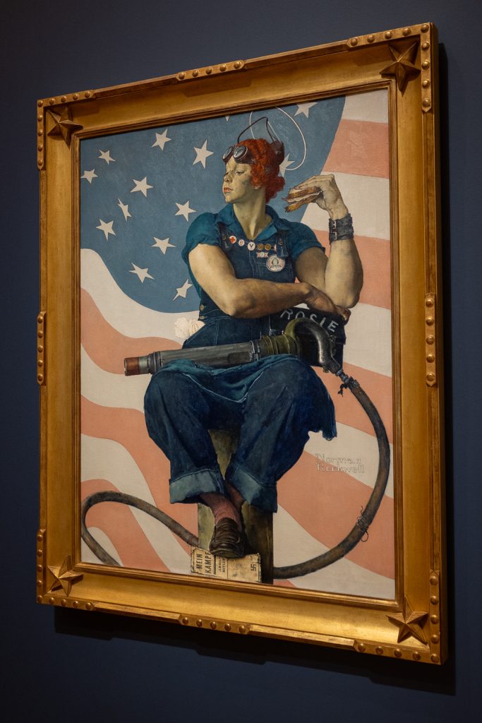 Rosie the Riveter painting