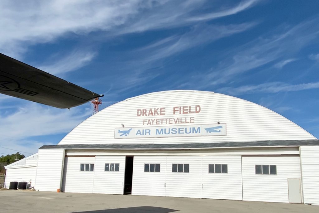 Drake Field in Fayetteville, Arkansas is the home of the Arkansas Air and Military Museum one of the great museums in Arkansas. 