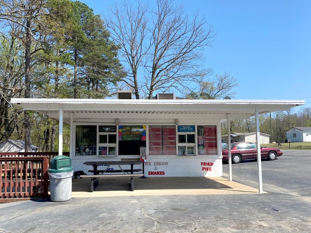The Salem Dairy Bar in Benton, Arkansas. The dairy bar in Arkansas that our readers loved most.