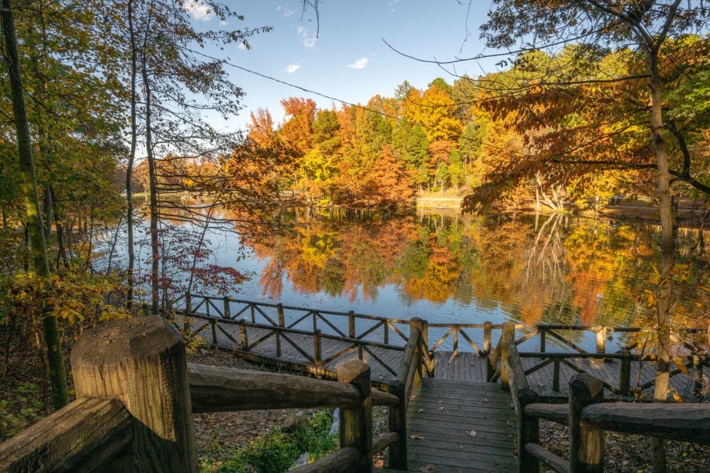 The lake at Crowley's Ridge State park
