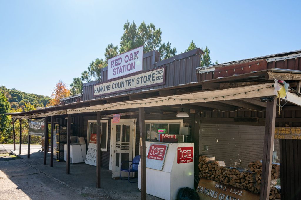 Red Oak Station which used to be Hankins Country Store on Scenic Highway 7 in Arkansas. 