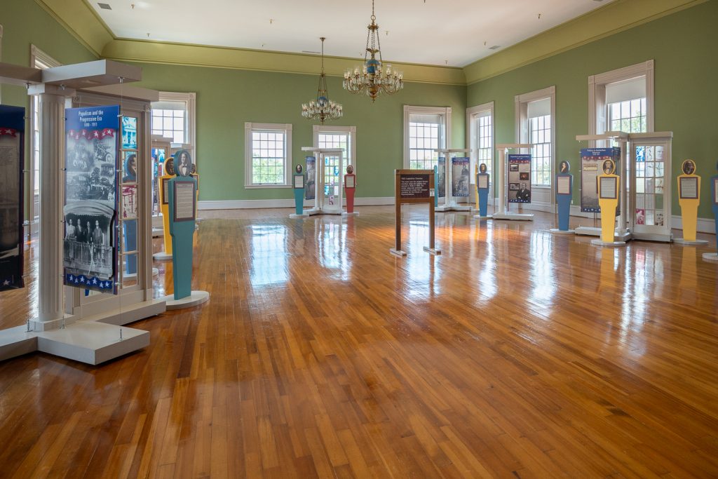 Governors of Arkansas exhibit at the Old State House Museum in Little Rock