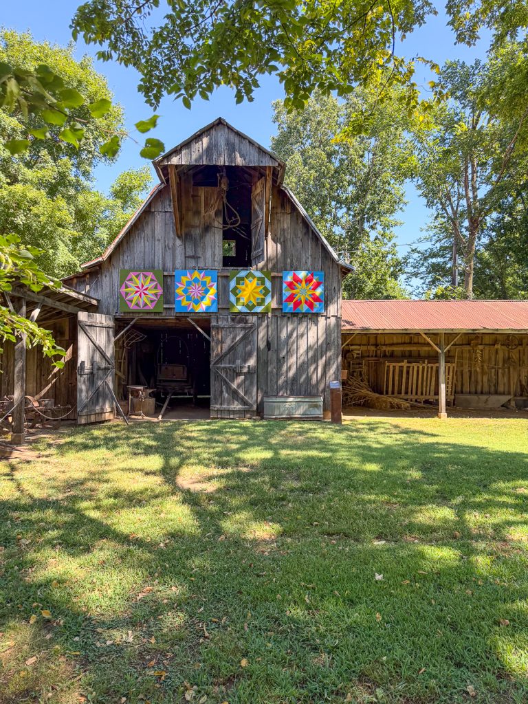 An old barn at the Shiloh museum